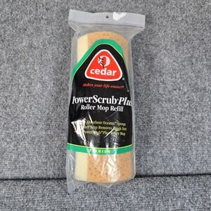 O Cedar Power Scrub Plus Roller Mop Refill Super Absorbent‎ Oceanic Sponge New